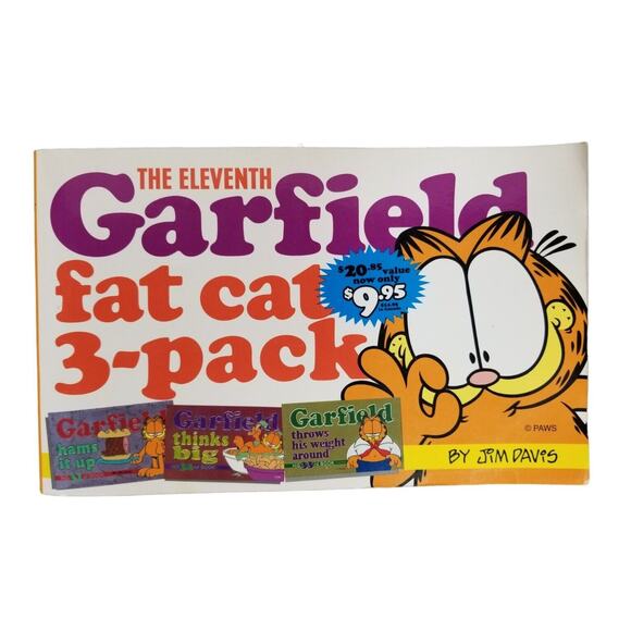 Fat Cat 3-Pack: Hams‎ It Up, Thinks Big, Throws His Weight Around by Davis, Jim - Picture 1 of 5